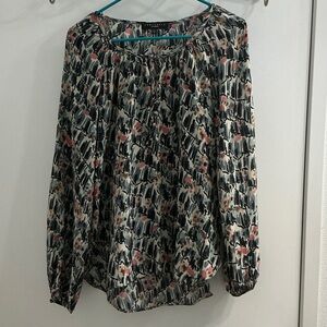 Sanctuary Women's Abstract Multicolor Blouse